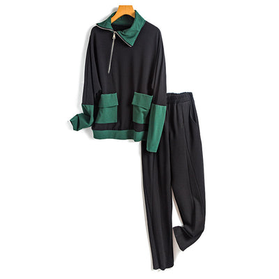 Conjunto de 2 Piezas Pantalón Casual Reductor de Edad para Mujer - Image 4