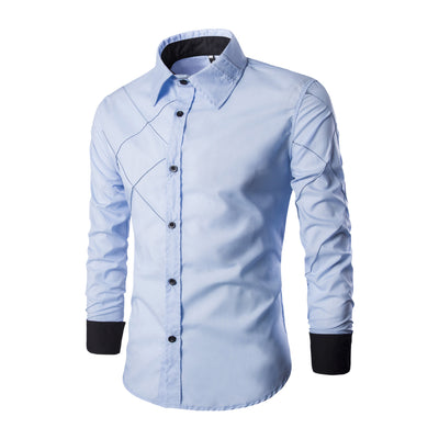 Camisa Casual de Cuadros para Hombre Manga Larga - Image 10