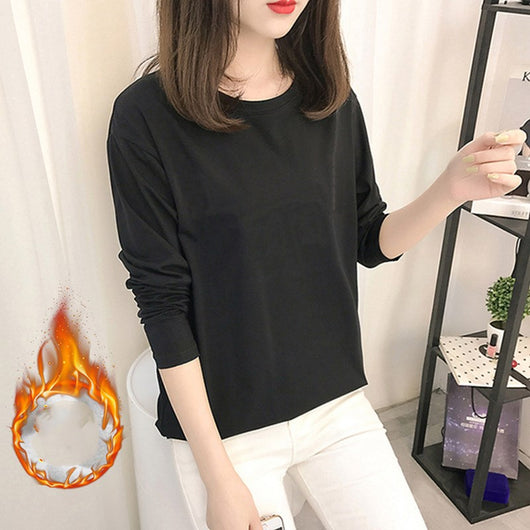Blusa Térmica de Terciopelo Acolchado para Mujer - Image 10