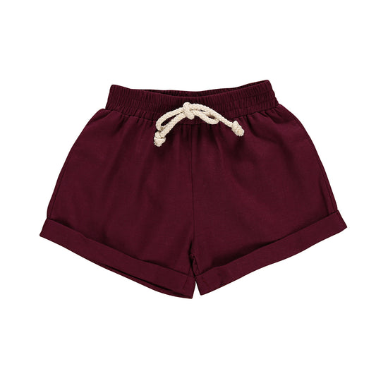 Shorts de Colores Sólidos para Niños