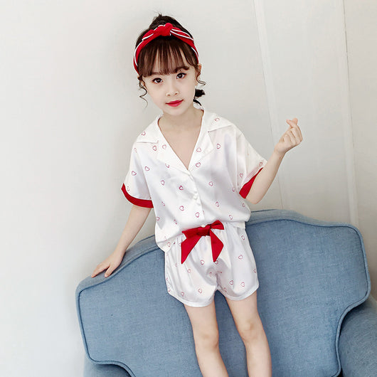 Pijama Infantil Estampado de Verano para Niñas - Image 12