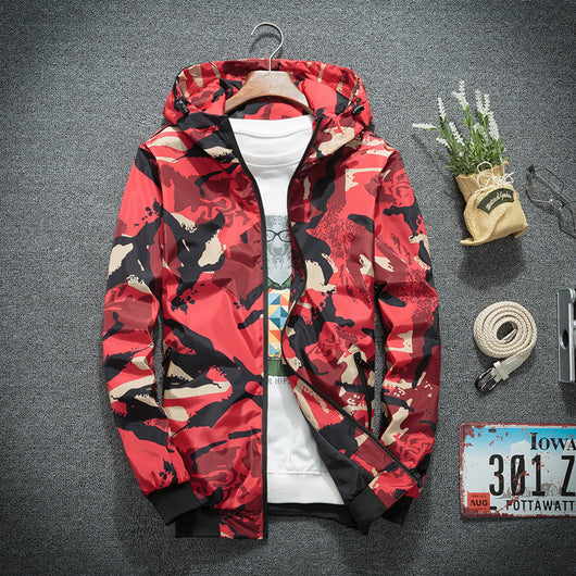 Chamarra Hoodie Camuflaje Casual para Hombre - Image 14