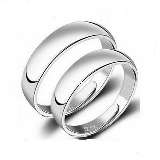 Anillo de Plata Liso y Brillante para Hombre - Image 4