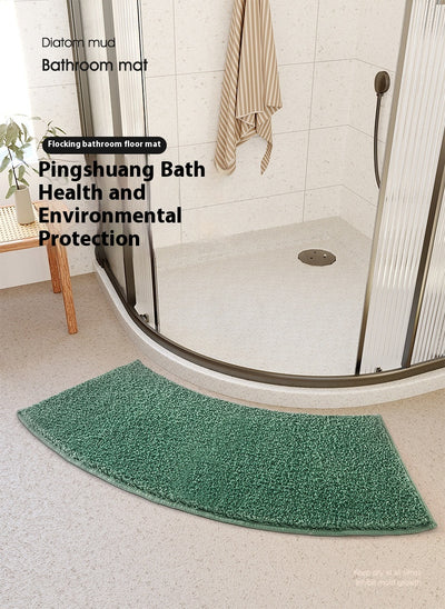 Tapete Curvo para Baño Absorbente Antideslizante Lavable - Image 18