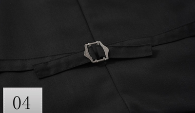 Chaleco de Traje Doble Botonadura Estilo Británico Talla Grande - Image 21