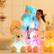 Osito de Peluche LED Luminoso Multicolor - Regalo Navideño Interactivo para Niños