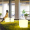 Taburete Cubo LED Luminoso Impermeable