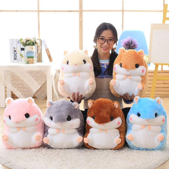 Almohada Manta Multifuncional Hámster - Cojín Térmico 2 en 1 para Auto y Hogar