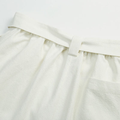 Pantalones Cortos de Lino para Hombre - Diseño Holgado y Fresco - Image 2