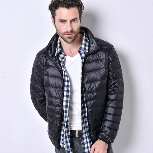 Chaqueta de plumas ligera con cuello ajustado - Image 15