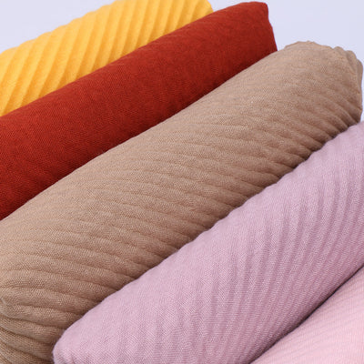 Pañuelo de algodón plisado para mujer - Image 5