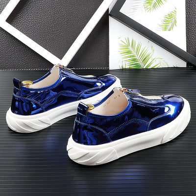Zapatos Blancos de Cuero Brillante - Diseño Minimalista y Versátil - Image 27