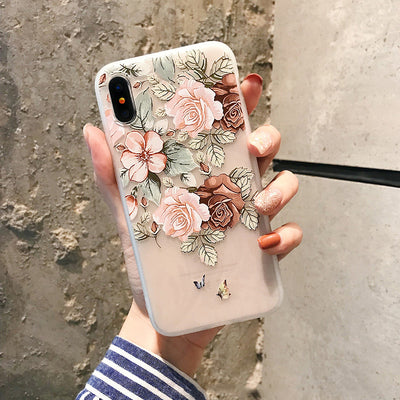 Funda para Celular con Flores en Relieve - Image 4