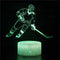 Lámpara LED 3D Nocturna Serie Jugador de Hockey