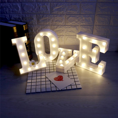 Letrero LED Luminoso Alfabeto 26 Letras - Lámpara Decorativa de Neón - Image 5