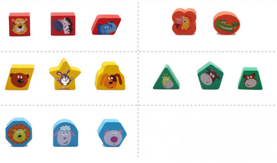 Caja de Inteligencia de Formas de Dibujos Animados para la Primera Infancia - Image 10