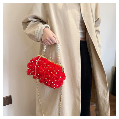 Bolso Tipo Shell con Broche Floral para Cenas Elegantes - Image 12