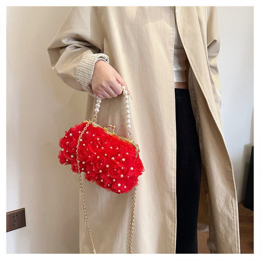 Bolso Tipo Shell con Broche Floral para Cenas Elegantes - Image 12