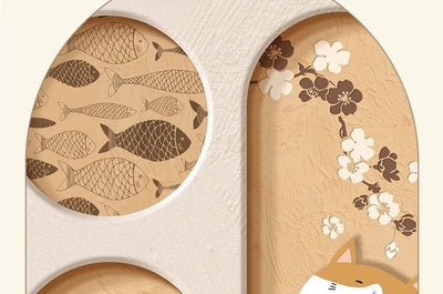 Cuadro Decorativo Gato Adorable Estilo Crema para Sala y Comedor - Image 12