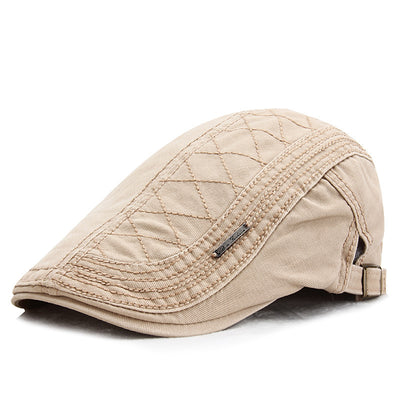 Gorra Retro de Cuadrícula Sólida - Protección Solar Elegante - Image 11