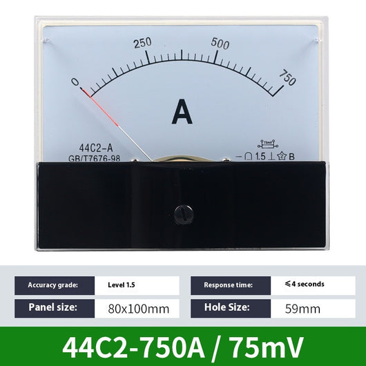 Amperímetro DC Analógico 44C2 - Medidor de Corriente de Precisión - Image 35