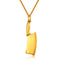 Men's Stainless Steel Necklace, Colorful Glare Classic Pendant Glad Chain