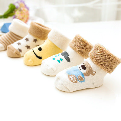 Calcetines Térmicos Gruesos para Niños y Bebés - Diseño Adorable Invierno