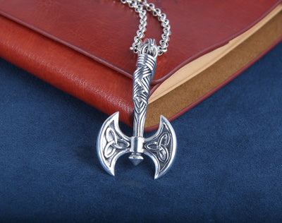 Colgante Hacha Vikinga en Plata Pura - Image 8