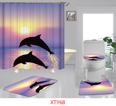 Cortina de Baño con Impresión Digital Océano - Image 11