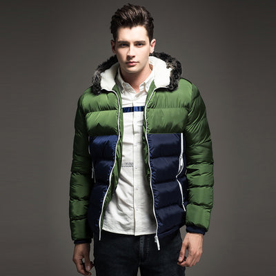 Abrigo Acolchado de Invierno con Capucha y Diseño Moderno - Image 4