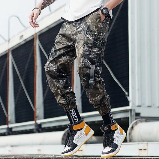 Pantalones Cargo Harem Camuflaje para Hombre - Corte Suelto y Cómodo - Image 11