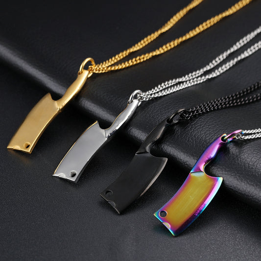 Collar de Acero Inoxidable para Hombre con Dije Clásico Tornasol