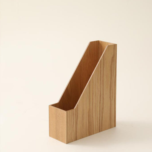 Organizador de Escritorio Vertical en Madera - Caja Clasificadora de Documentos - Image 3