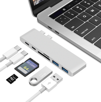 Hub USB-C Multifunción para Apple con Lector de Tarjetas SD/TF y Carga Rápida - Image 5