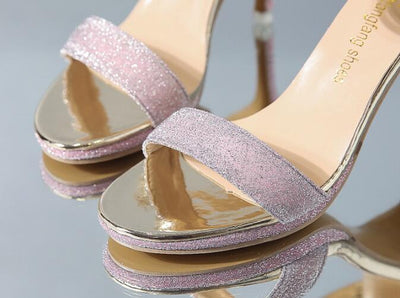 Sandalias de Tacón Stiletto con Hebilla y Punta Brillante para Mujer - Image 14