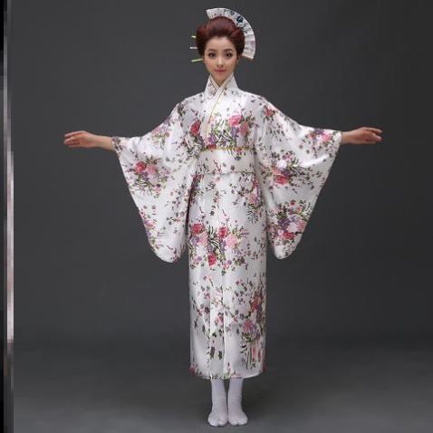 Figura Decorativa Diosa Japonesa en Kimono Tradicional