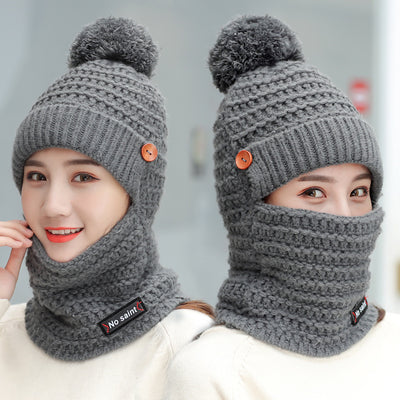 Gorro y Bufanda Térmica de Lana para Ciclismo - Protección Contra el Viento - Image 35