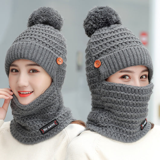 Gorro y Bufanda Térmica de Lana para Ciclismo - Protección Contra el Viento - Image 35