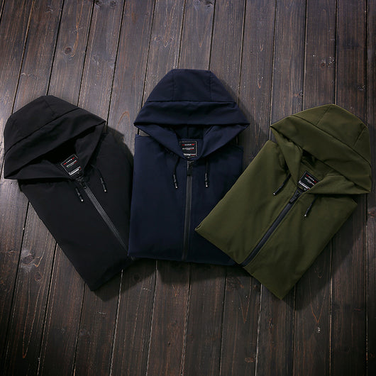 Chaqueta Cortaviento Ligera con Capucha para Hombre - Image 2