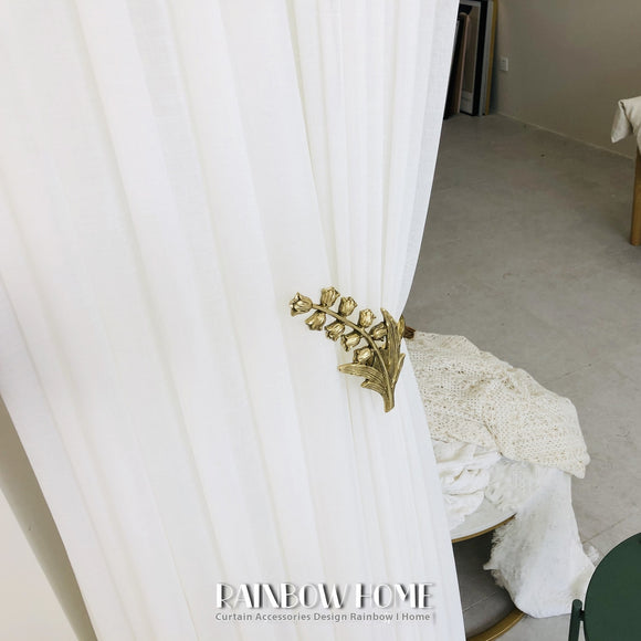 Gancho Decorativo Alas de Ángel Lily en Latón - Estilo Americano