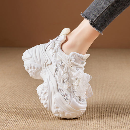 Zapatillas Deportivas Elevadoras con Malla Transpirable y Suela Reforzada - Image 2