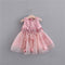 Vestido Infantil con Bordado Tridimensional para Niña