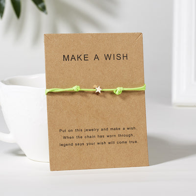 Pulsera Ajustable con Estrella de Cinco Puntas Tejida - Image 27