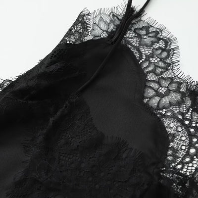 Blusa Elegante de Tirantes con Encaje Decorativo para Verano - Image 9