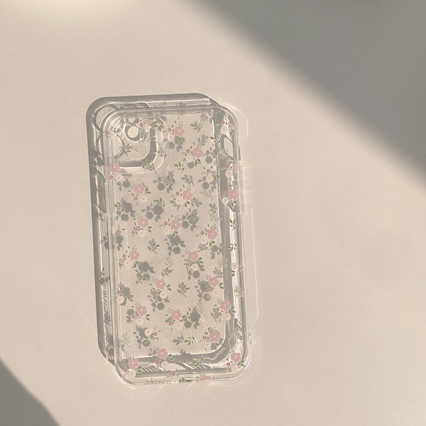 Funda para Teléfono Floral Delicada con Diseño de Amor