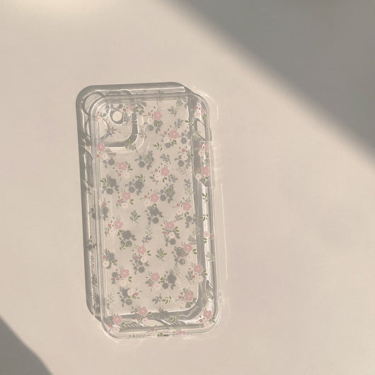 Funda para Teléfono Floral Delicada con Diseño de Amor