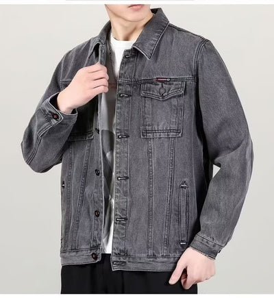 Chaqueta Denim Vintage Desgastada para Hombre - Image 20