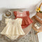 Vestido Princesa Niña Verano con Bordado Coreano - Enterizo Elegante