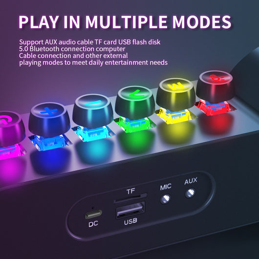 Parlante Bluetooth RGB Luminoso para Gaming - Image 3