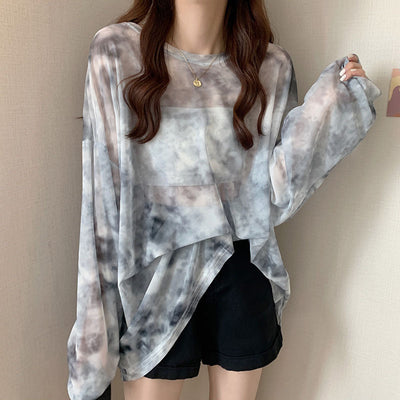 Blusa Holgada de Manga Larga con Protección Solar UV - Image 8